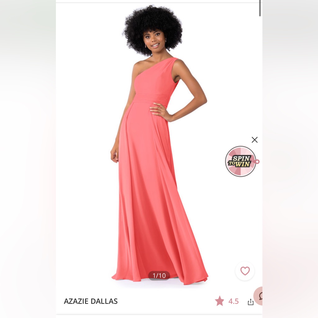 Azazie Dallas Dress - Coral